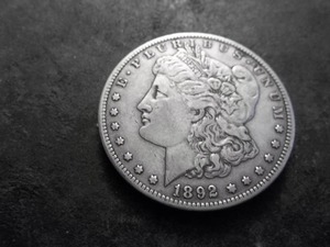 1892 S Morgan Silver Dollar
