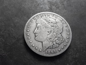 1894 O Morgan Silver Dollar