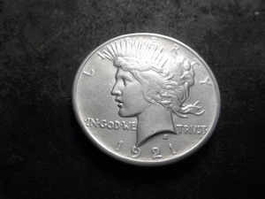 1921 Silver Peace Dollar