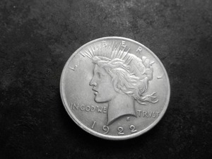 1922 Peace Silver Dollar Double Die Strike