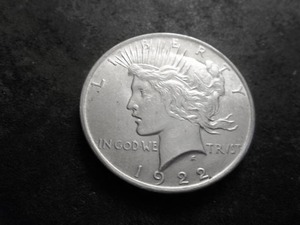1922 Peace Silver Dollar Double Die Strike