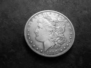 1888 O Morgan Silver Dollar Hot LIps Double Die High Grade