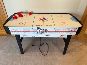 Sportcraft Turbo Hockey Air Hockey Table 54-Inch Playing Surface Face Off Graphics