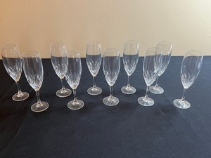 Crystal 7.5 Champagne Flutes - 10-Piece Set