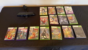 Xbox 360 Kinect Sensor Bundle with 12 Xbox 360 Games