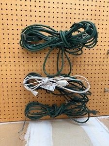Extension Cords - Assorted Bundles (Green & White), Heavy-Duty