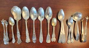 Sterling Silver Spoon and Tong Assortment  250g
