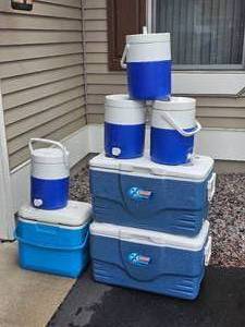 Igloo Cooler and Thermos Assortment