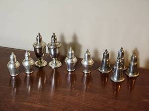 Sterling Silver Salt & Pepper Shaker Collection  Weighted