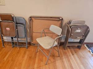 Folding Table and Chairs Set
