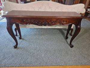 Contemporary Georgian Mahogany Console Table