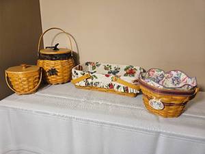 Longaberger Basket Collectors Bundle