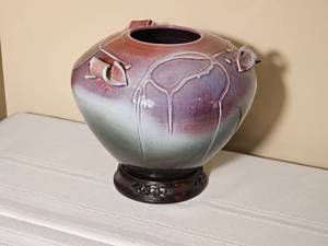 Artist Signed Pottery Vase