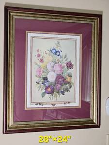 Framed Botanical Bouquet