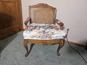 Cane Back French Armchair