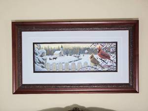 White Crimson Morning  Frame Print from Kim Norlien