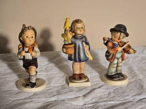 Hummel Style Porcelain Figurine Group - B
