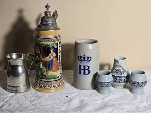 Collection of Vintage Bavarian Barware