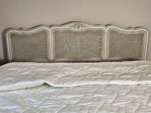 French Provincial Style Cane Panel Headboard- Full