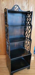 Chinese Chippendale Antique Butler Display Shelf Style #615