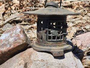 Iron Japanese Garden Lantern