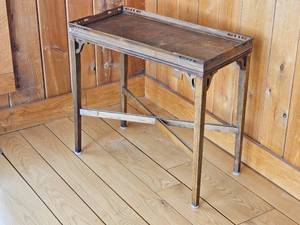 Vintage Edwardian Beaded Molding Side Table