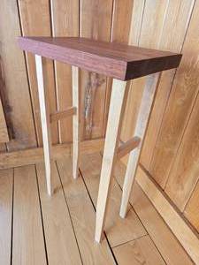 Modern Mission Cherry Top Accent Table