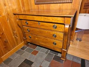 Henredon American Empire Black Walnut Chest of Drawers