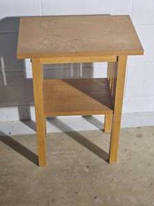 Bright Slotted Mission Accent Table