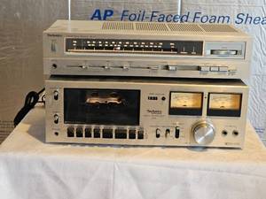 Vintage Panasonic Stereo Set 615 Cassette Deck & SA-110 Stereo Receiver