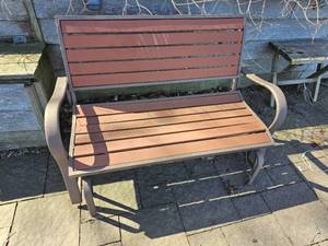Rugged Aluminum Porch Glider