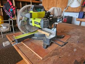 15 Amp Corded Ryobi Miter Saw