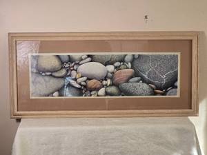 Framed Panoramic Stone Print by Tom Wood