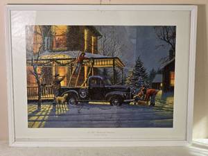 Framed Print An Old Fashioned Christmas by Dave Barnhouse