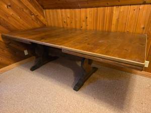 Large Rustic Wood Dining Table
