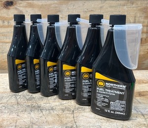 Northern Tool 2-Cycle4-Cycle Fuel Treatment, 12-Oz. Bottle #52588 Msrp $47.94 each retails for $7.99 lot of 6