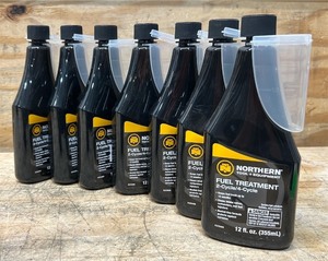 Northern Tool 2-Cycle4-Cycle Fuel Treatment, 12-Oz. Bottle #52588 Msrp $55.93 each retails for $7.99 lot of 7