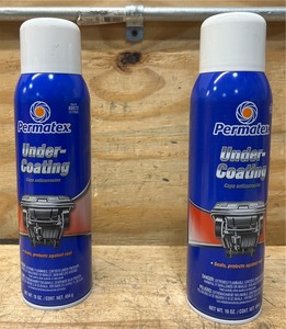 Permatex Under-Coating lot of 2