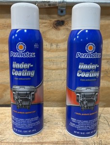Permatex Under-Coating lot of 2