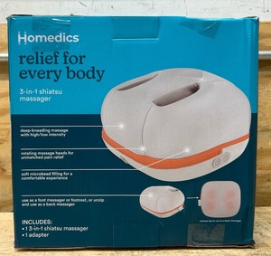 Homedics 3-in-1 shiatsu massager