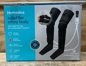 Homedics real relief full leg air compression system see description