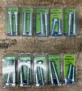 Needa Grade 5, 38-16x1 & 2-12  lot of 10