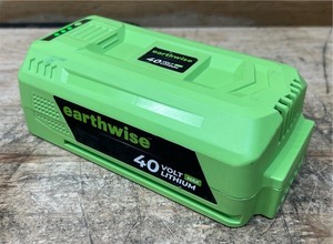 Earthwise 40 Volt Li-Ion Battery, 4.0 Ah, Model# BL84040 #60346 Msrp $134.99