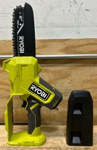 RYOBI ONE 18V 6 in. Cordless Battery Compact Pruning Mini Chainsaw PCLCWO1 Tool Onlyread description