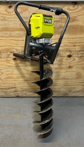 RYOBI RY40701VNM 40V Auger 8in tool only read description