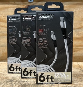 Trend Logic Elite 6ft Type C to USB C lot of 3