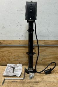 TowingMaster 3500lbs.12V DC Electric Trailer Jack w7-way connector 10201076 see description