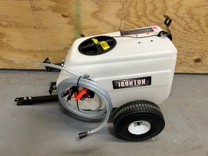 Ironton 13-Gallon Tow-Behind Trailer Broadcast and Spot Sprayer (Read Description)