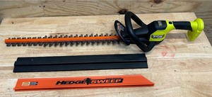ONE HP 18V Brushless 24 in. Cordless Battery Hedge Trimmer