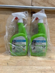 STONETECH  Revitalizer Countertop Cleaner Protector for Natural Stone & Grout, Citrus Scent, 24oz Spray Bottle (lot of 2)